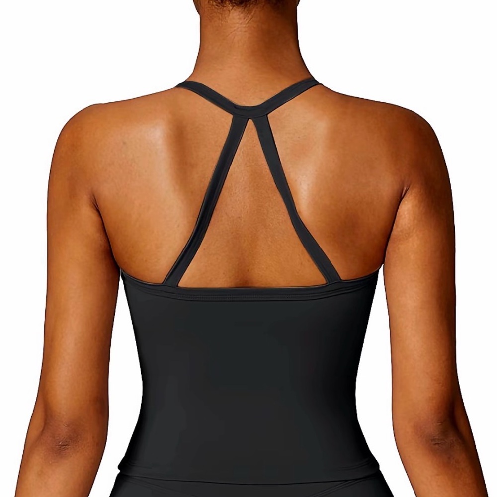 Black Strappy Women's Tank